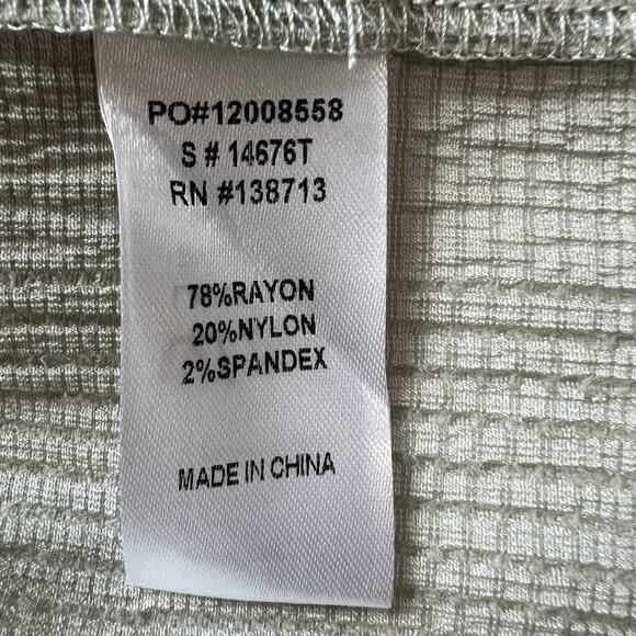 Doe & Rae Miami Mini Dress Sage Size L New With Tags - Picture 4 of 6